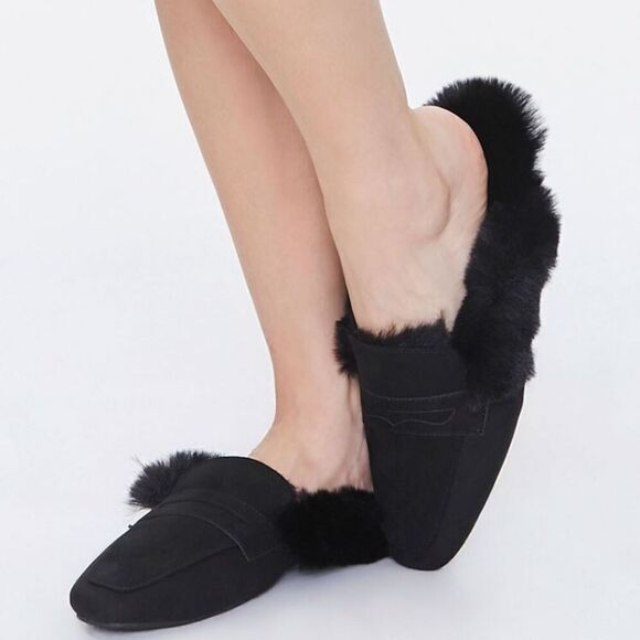 BRAND NEW BAMBOO FAUX-FUR LINED MULES G1 - Picture 7 of 16
